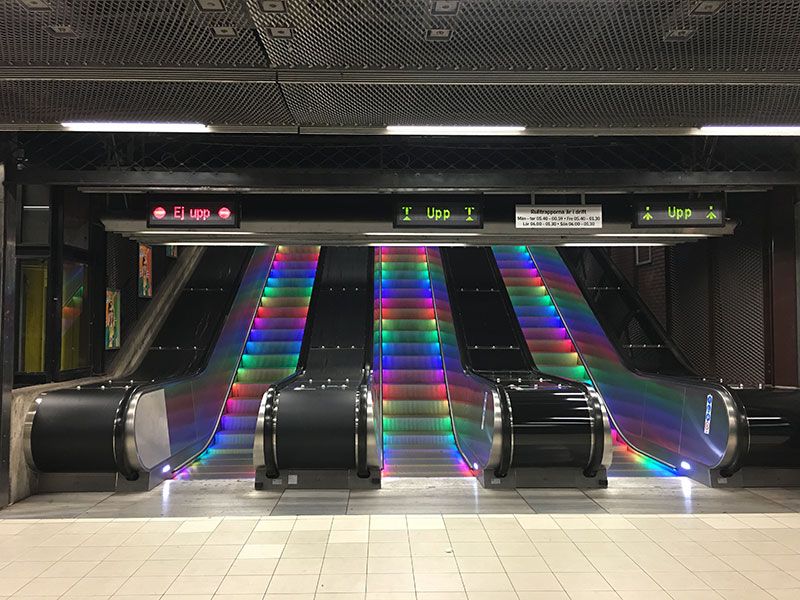 Las estaciones más boitas del metro de Estocolmo -