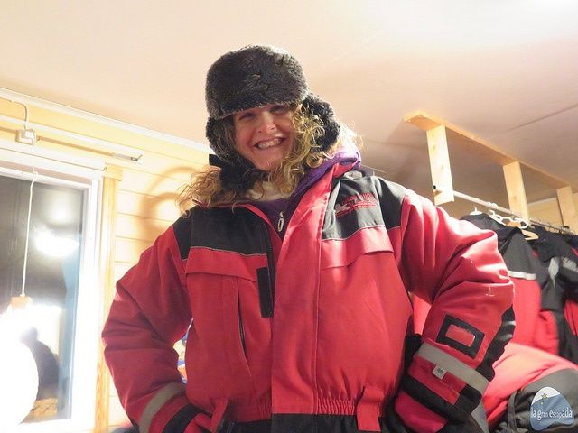 Vestidos para no pasar frío en la experiencia con el pueblo Sami