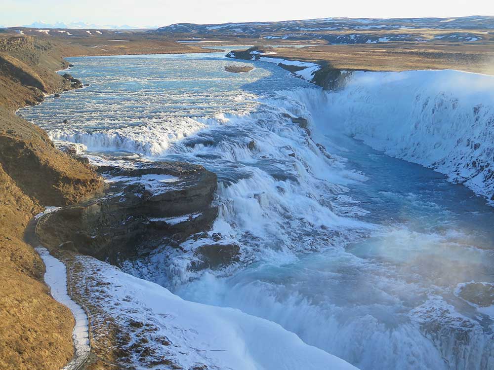 Círculo Dorado de Islandia - Cascada Gullfoss