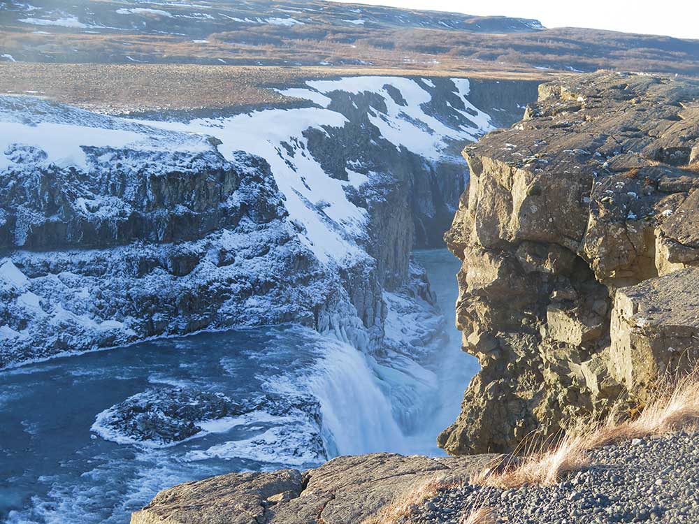 Círculo Dorado de Islandia - Cascada Gullfoss