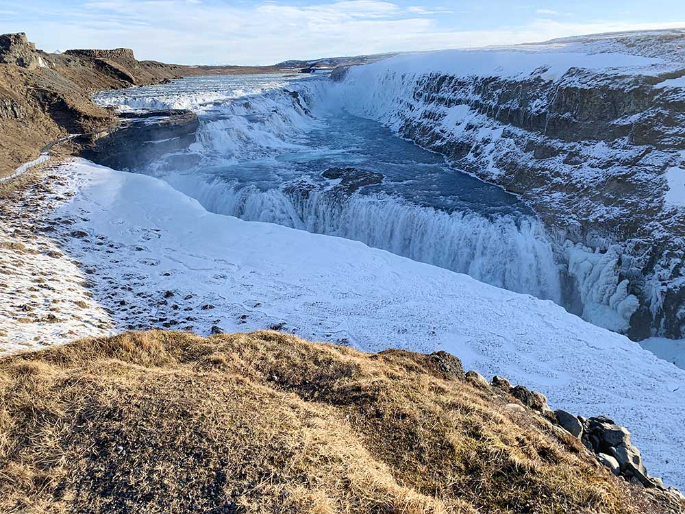 Círculo Dorado de Islandia - Cascada Gullfoss