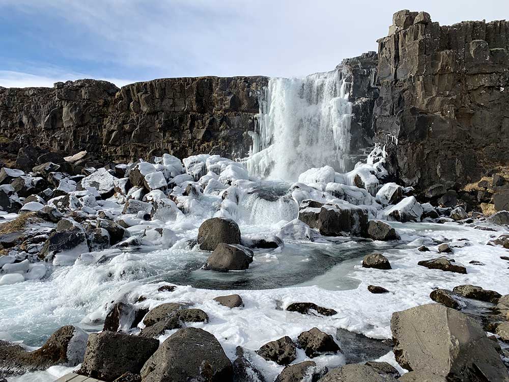 Cascada de Öxarárfoss
