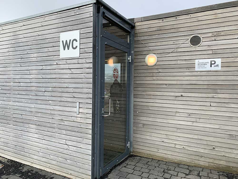 Caseta de pago parking de Thingvellir