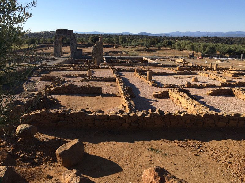 Ciudad romana Cáparra - Cáceres - Domus