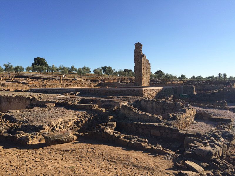 Ciudad romana Cáparra - Cáceres - Termas Romanas