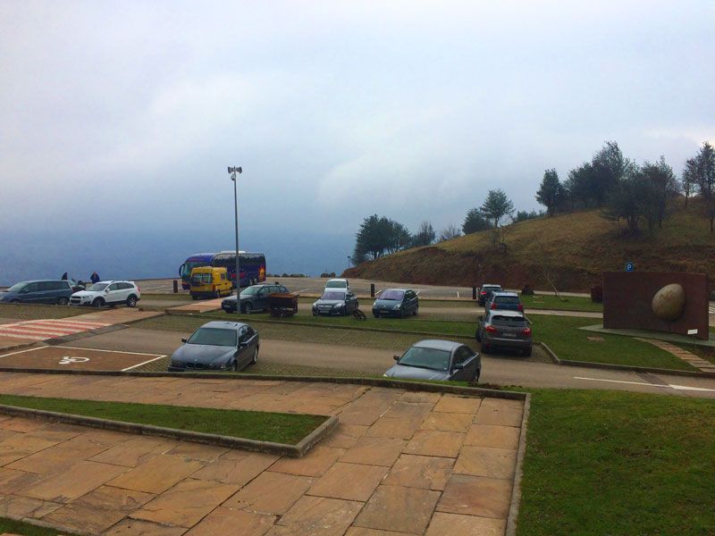 Parking gratuito de La Cueva El Soplao, Cantabria