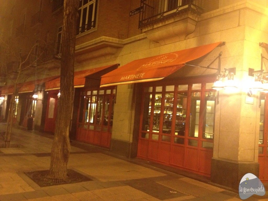 Fachada exterior del restaurante Martinete