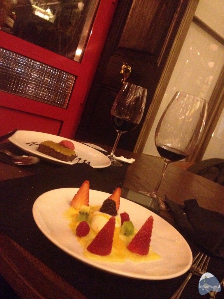 Delicioso postre del restaurante Martinete