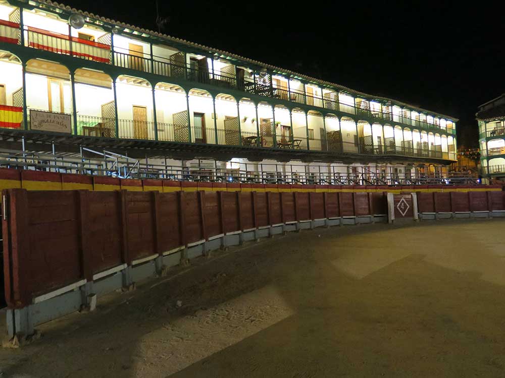 Plaza Mayor de Chinchón de noche