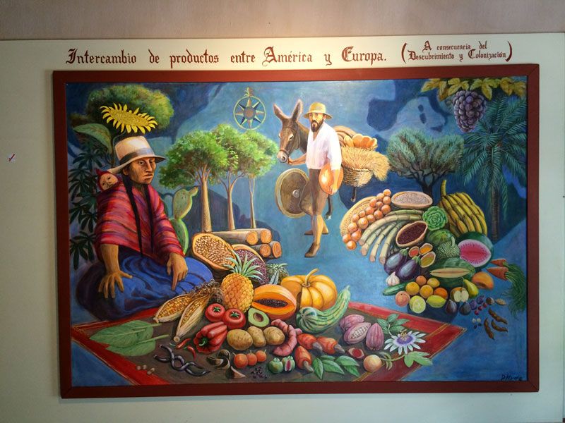 Cartel en el Museo de Francisco Pizarro - Recinto amurallado de Trujillo