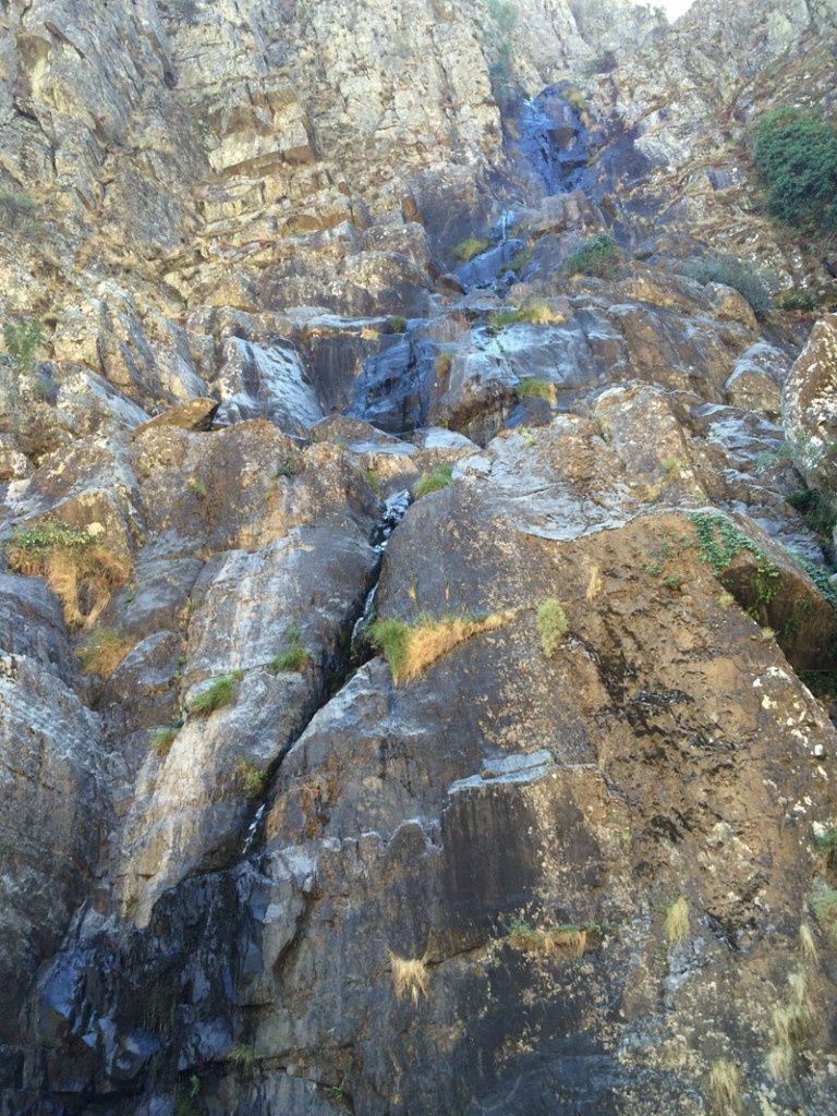 Ruta al Chorro de la Meancera  - Cascada sin agua