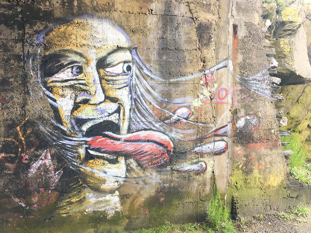 Valdoviño - A Coruña - Faro da Frouxeira - Graffiti