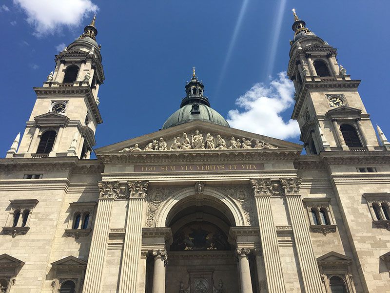 Visita a la Basílica de Budapest - Fachada